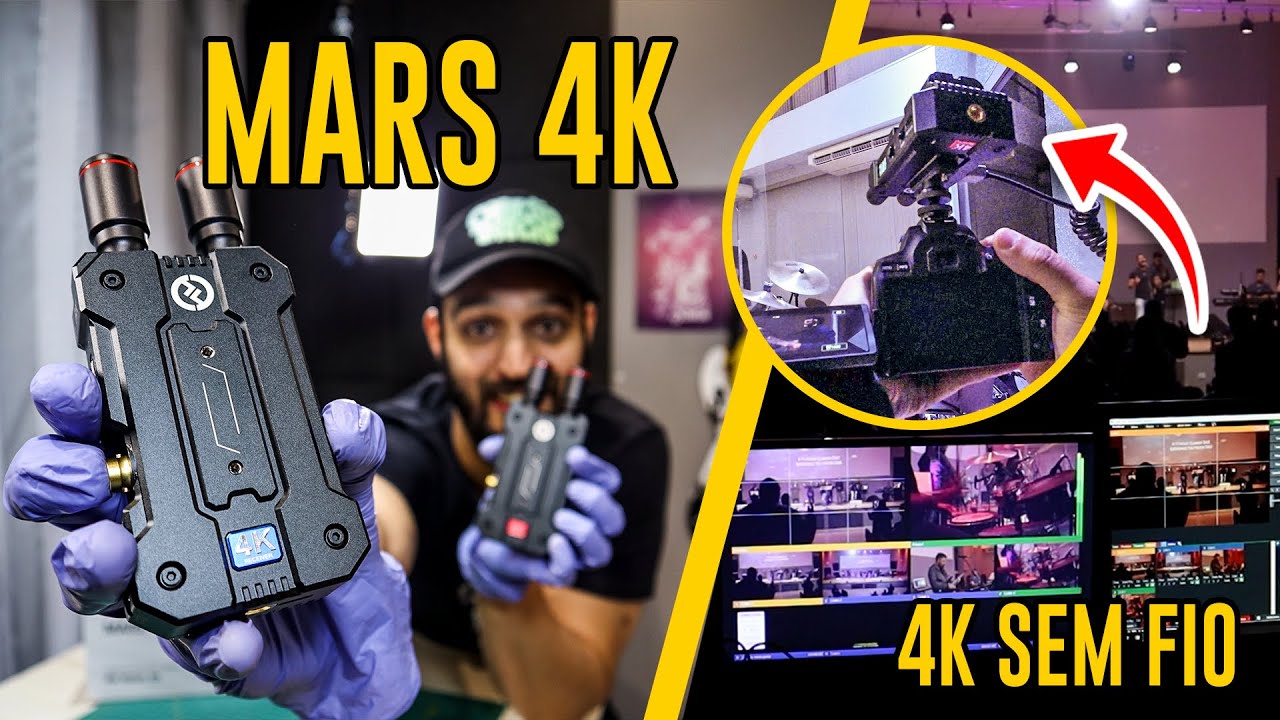 CÂMERA SEM FIO EM 4K PARA LIVE - HOLLYLAND MARS 4K