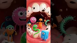 Download lagu Banyak Kuman Di Mulut Karna Gak Gosok Gigi! #shorts #animasi #kartun mp3