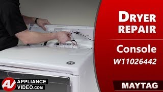 Maytag Dryer Buttons Not Working - Console Repair