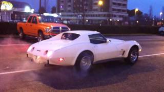 preview picture of video '77 Corvette Burnout - Country Christmas 2012'