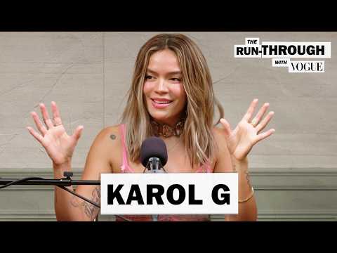 Thumbnail for Karol G on Her Dream Date, Tattoos, and Touring | The Run-Through with Vogue by Head, NWA, Shakira, Iration, Rihanna, Therapy?, The Who, Justin Bieber, P.O.D., Karol g, Karol, Y&T, Sting