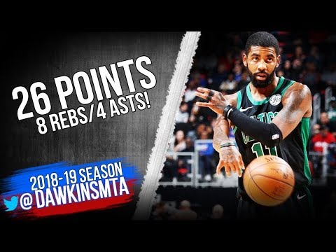 Kyrie Irving Full Highlights 2018 12 15 Celtics vs Pistons   26 Pts 8 Rebs 4 Asts!  FreeDawkins