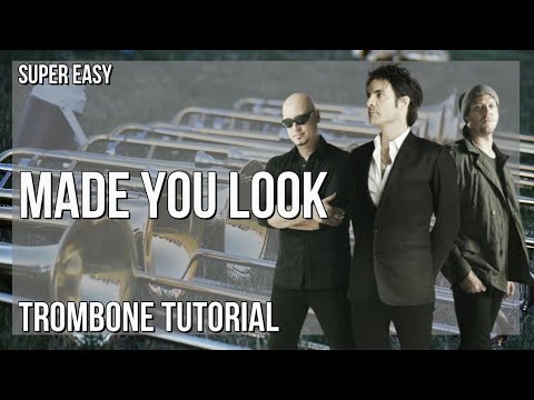 SUPER EASY: How to play Made You Look  by Meghan Trainor on Trombone (Tutorial)