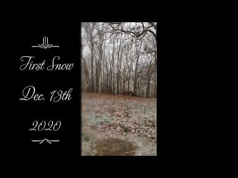 First Snow Dec 13, 2020 Southern Missouri