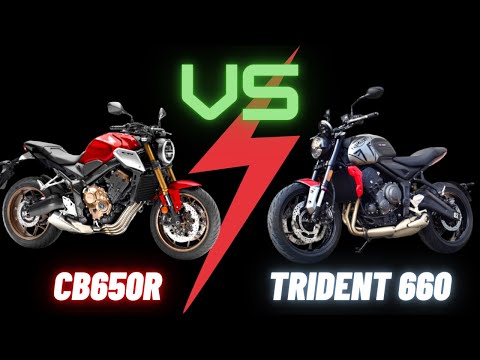 Honda CB650R Vs Triumph Trident 660 | Best Middleweight Naked of 2022?