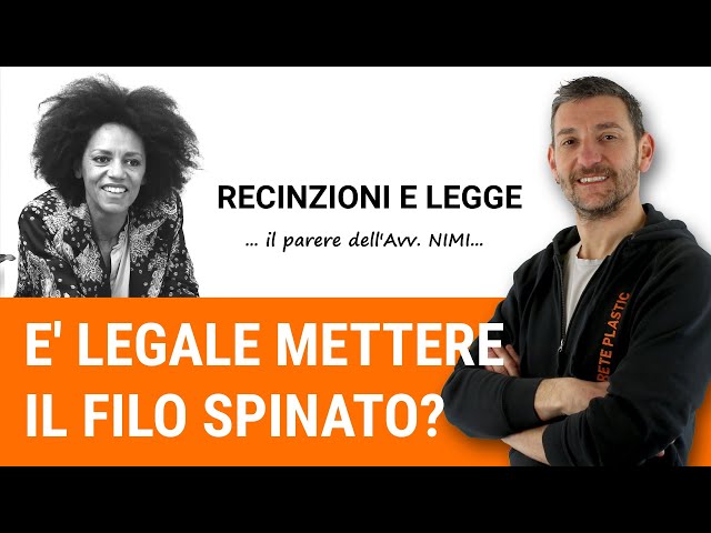 E' legale mettere il filo spinato?