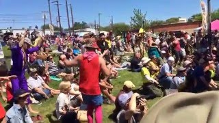 Second Line Social Aid and Pleasure Society at Honk! Texas 2016