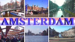 Amsterdam - Boat And Bus Tour 2016 4K