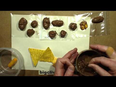 Chocolate coated sausages 'n' stuff...  Because.