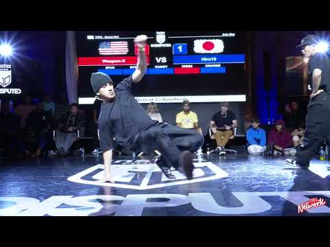 Weapon X Vs Hiro10 - B-Boy Semifinals - Fujifilm Instax Undisputed Masters NYC 2023 -BNC