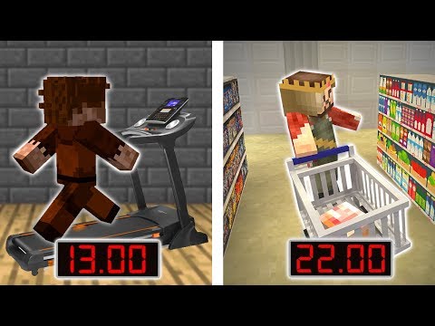 ZENGİN VE FAKİR'İN 1 GÜNÜ! 😱 - Minecraft