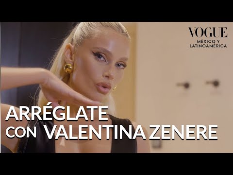 Valentina Zenere se prepara para la pasarela Versace en Milán | Vogue México y Latinoamérica