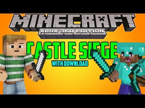 EPIC Minecraft Xbox 360 Castle Siege + Download! Must-See YouTuber CLUTCH