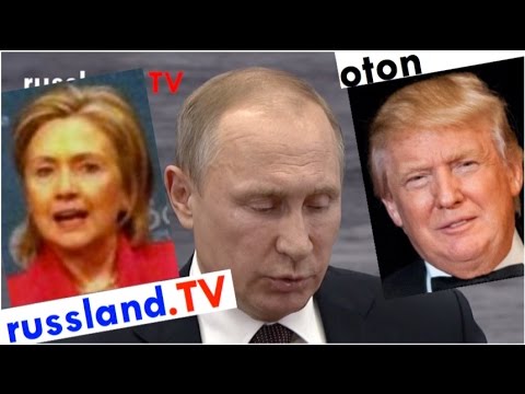 Putin auf deutsch: Clinton oder Trump? [Video]