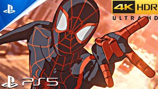 Spider-Man Miles Morales (PS5) Animated Suit Gameplay - 4K 60FPS + Ray tracing
