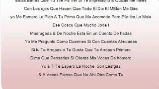 Pienso en ti - Cosculluela - Letra