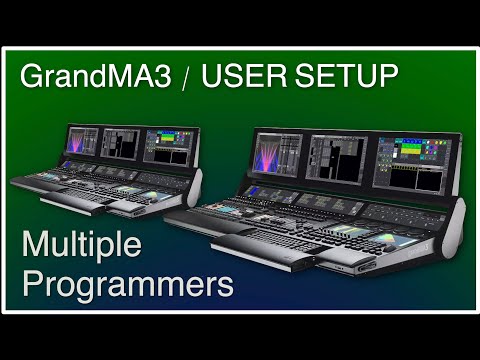 Setup your GrandMA3 Users And Change User Profile Settings In A Multi Console Environment