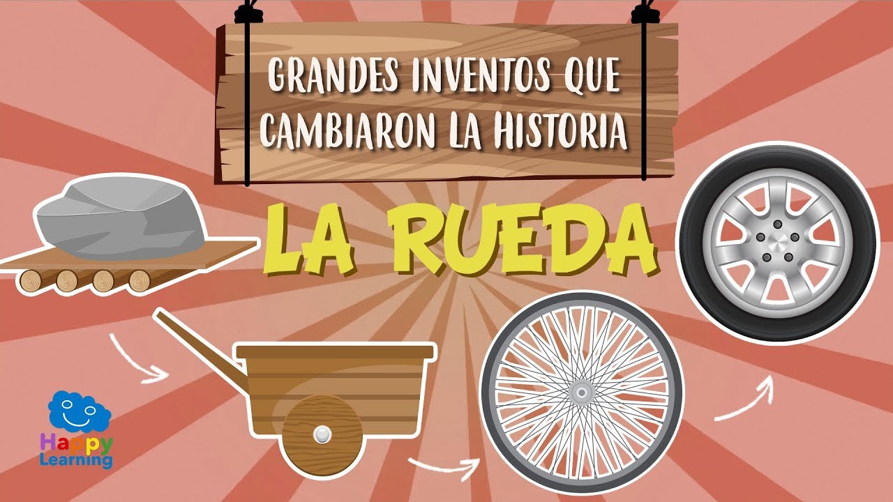 LA RUEDA. Grandes inventos que cambiaron la historia | Vídeos Educativos para Niños