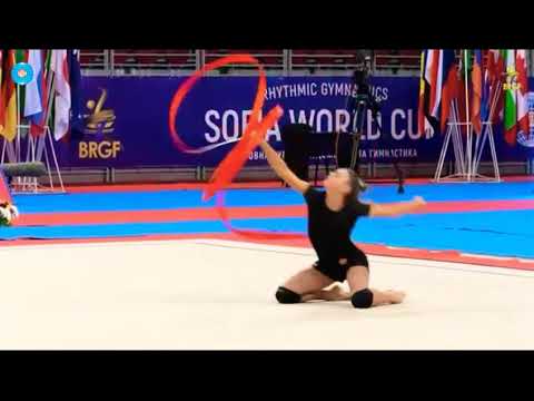 Aleksandra Soldatova fita 2019/ Aleksandra soldatova ribon world cup Sofia 2019 training