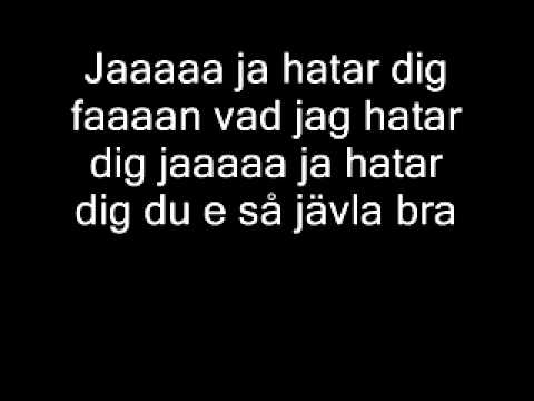 Alexander Schöld-Jag hatar dig lyrics