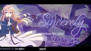 &quot;Sincerely&quot; English Cover - Violet Evergarden OP (feat. roux)