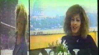 TINA TURNER Interview in Rome about &quot;FOREIGN AFFAIR&quot; promotion 1989