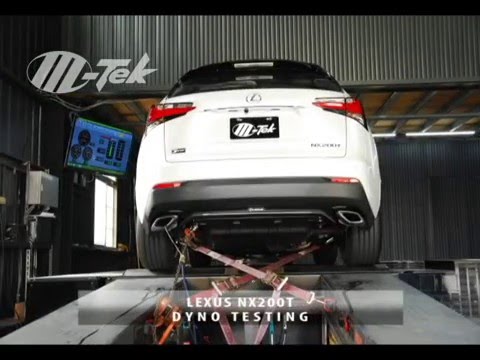 Lexus NX200T installed M-Tek Chiptuning and dyno testing