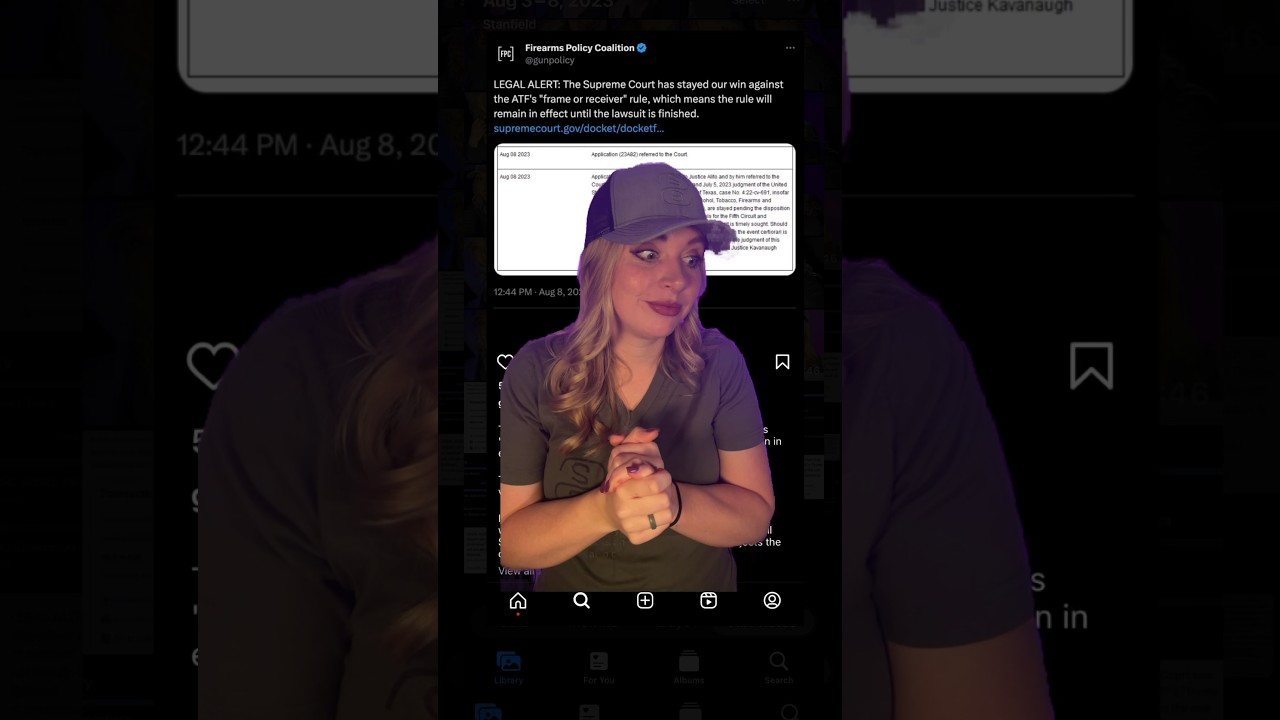 BREAKING: Alito UPDATE!!! ATF granted STAY until… #shortsvideo  #shortsfeed  #shorts