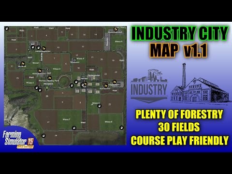 Farming Simulator 2015 - Industy City Map "Map Mod Review"