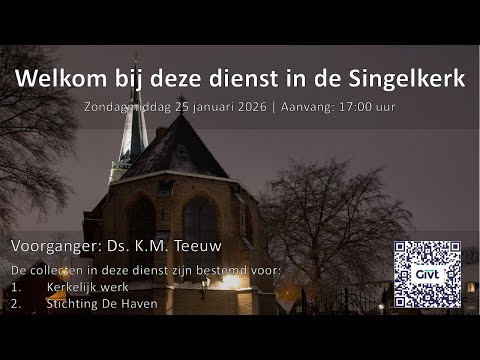 2026-01-25 | Zondagmiddagdienst (Ds. K.M. Teeuw)