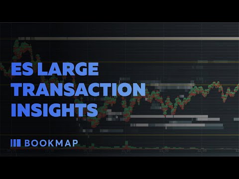 Bookmap Webinar - ES Large Transaction Insights