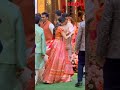 Shloka Ambani FORCEFULLY Makes Akash Ambani Wear A Badge On His Kurta At Anant S Wedding Festivity