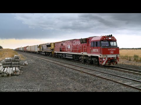 4MA5 With NR74 "The Ghan" & Progress Rail LDP005 (5/1/2022) - PoathTV Australian Trains & Railways