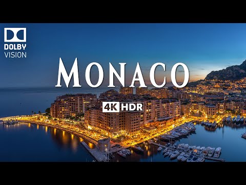 MONACO 4K ULTRA HD [60FPS] • Fly Over Monaco's Secret Sights with Inspiring Cinematic Music