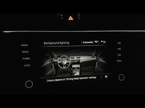 Škoda Superb Automatic Ambient color by driving mode