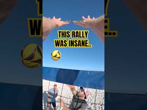 insane rally.. #sport #volleyball #beachvolleyball