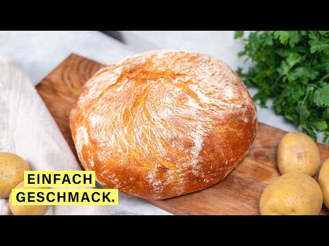 Einfaches Kartoffelbrot Rezept mit Hefe