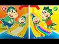 Learn Safety Tips In Swimming Pool With Kid Dragons Funny Stories For Kids By Fire Spike