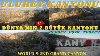 preview picture of video 'ULUBEY KANYONLARI & CAM TERAS-ULUBEY-UŞAK /TÜRKİYE.Gezi Videoları 2018. #CANYONS'