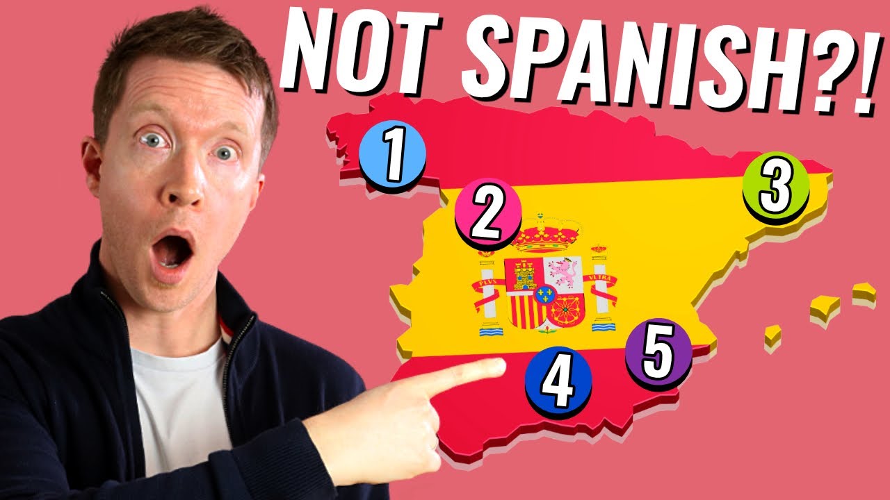 What are the four main languages spoken in Spain?