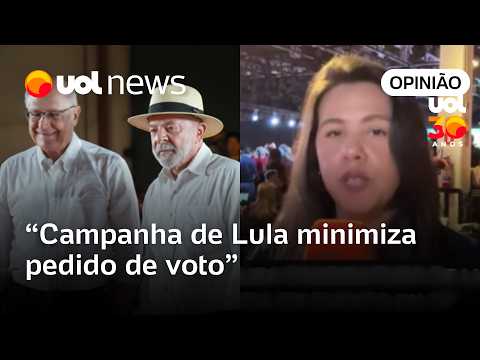 Campanha de Lula minimiza pedido de voto; PT oficializa candidatura | análise Carla Araújo