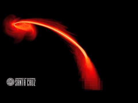 Това се случва ако черна дупка погълне голяма звезда 