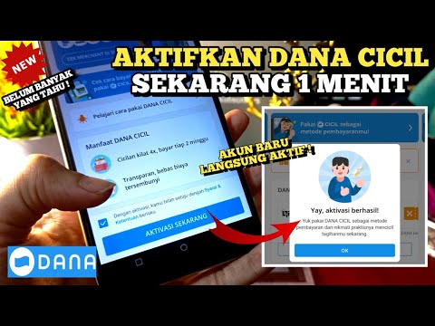 Cara Aktifkan Dana Paylater Supaya Bisa Pinjam Uang di Dana | Memunculkan Dana Paylater - Pinjaman