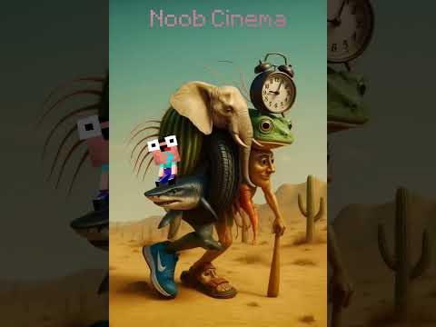 Tralalero Tralala, Bombardiro Crocodrilo, boneca ambalabu, lirili larila in Minecraft MEME