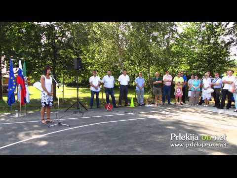 Uradna predaja skate poligona in košarkarskega igrišča v uporabo