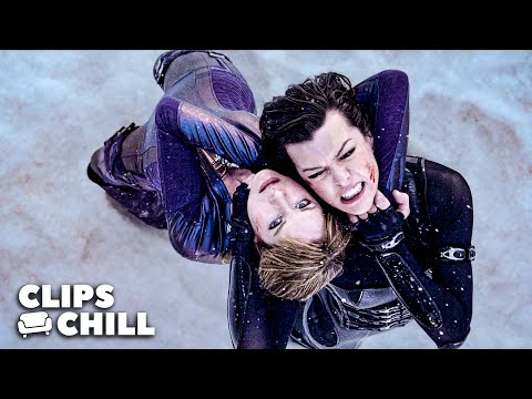 Alice vs. Jill | Resident Evil: Retribution (Milla Jovovich)