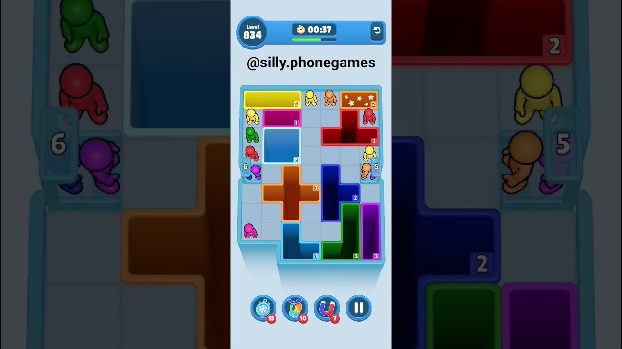 Drop Away Level 834 Walkthrough Solution