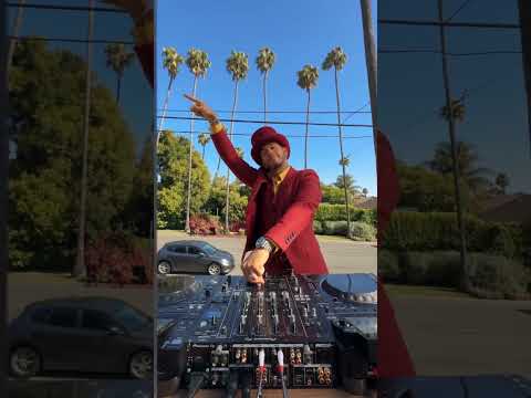 Hamilton took a few hours off from Ferrari and took over the decks.Lewis Hamilton × @bynxmusic.