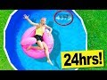 24 Hours In A Swimming Pool In My Backyard Hidden Secret Code Found In Water