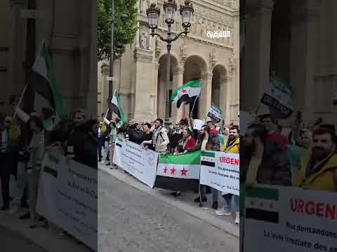 فيديو | الجالية السورية في فرنسا تستقبل رئيسها أحمد الشرع